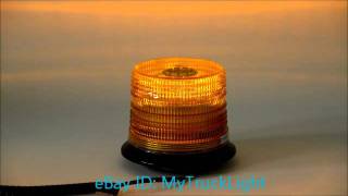 Emergency LED Warning Light Magnetic Amber 12-36VDC