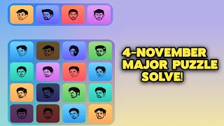 4-November✅ Major puzzle durov Solved Today | Major Daily combo | Major puzzle kaise solve Kare!