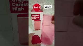 Crystal Canister High sebuah toples premium murah & terjangkau - #tupperware #shorts Episode 8