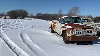 1980 Scout 4WD in the snow