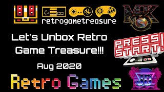 Retro Game Treasure August 2020 Unboxing!!