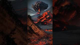 AI generated volcanic eruption #ai #shorts