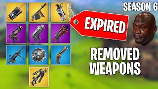 EXPIRED WEAPONS IN FORTNITE