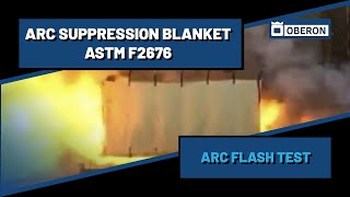 Arc Suppression Blanket Arc Flash Test