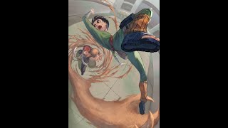 Gaara Vs Rock Lee full fight | English Dub .