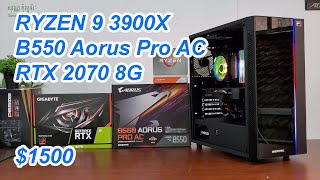 PC Build RYZEN 9 3900X / Ram 32G / RTX 2070 8G / M.2 256G / $1500