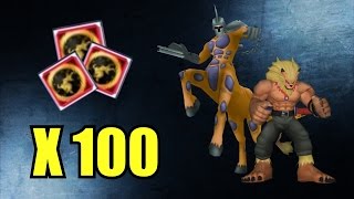 Opening 100x Holy Artifacts - Digimon Masters Online