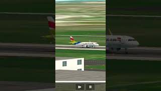 Smooth Landing Pelita Air A320neo #realflighsimulator #shorts