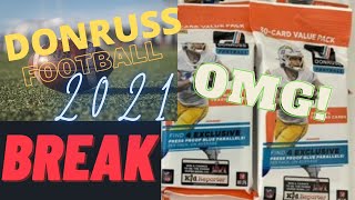 Opening 2021 Donruss Football Fat Packs [OMG] More Sports Cards!