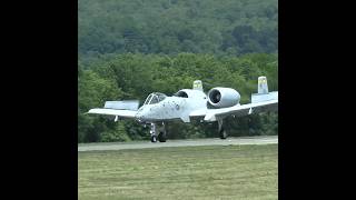 A-10 Warthog Landing + Taxi New York Intl Airshow 2023