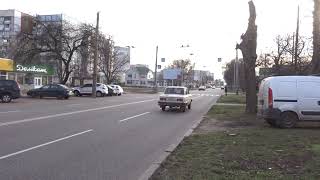 ZAZ-968 “Zaporozhets” drove away very loudly. Cherkasy street Chernovola Ukraine