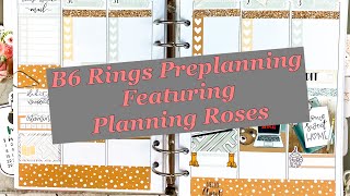 B6 Rings Preplanning featuring Planning Roses