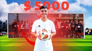 تحدي اخر واحد يطلع من المرمى له 5000$ | ضد 25 لاعب 🤯🔥