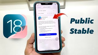 How to Update any iPhone on iOS 18 Public Beta Stable