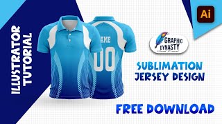 Sublimation Jersey Design | Adobe Illustrator | Tutorial | Sublimation Printing