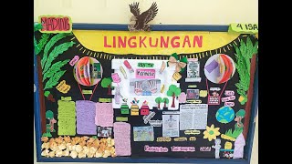 Mading kreatif tema lingkungan