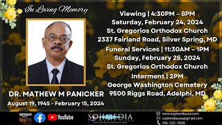 VIEWING | DR. MATHEW M PANICKER