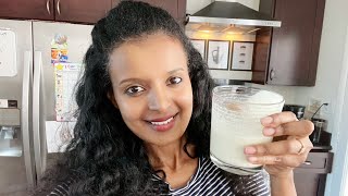 አብሽ በወተት | Fenugreek Milkshake😋