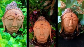 Buddha made with coconut 🥰🥰( തേങ്ങയിൽ തീർത്ത ബുദ്ധൻ)🥰🥰