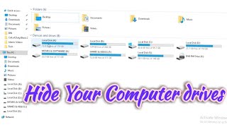 How to Hide your Computer drives in your pc... | Compu Geeks