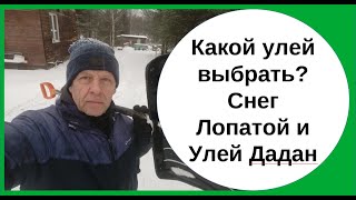 Какой улей выбрать начинающему. Сравнение: чистка снега Лопатой, улей Дадан, улей-лежак Якимова :)