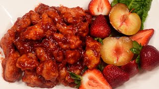 Strawberry Plum Chicken | The Best Chicken Recipe | Better Than Takeout Chicken | The Best Sauce