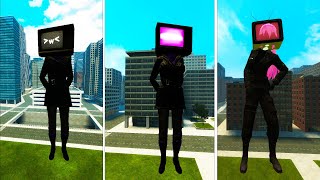 NEW UPGRADED TITAN TV GIRL - WOMAN TV VS ALL SKIBIDI TOILET FANMADE | Gmod | Speakerman | Tv man