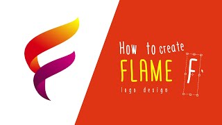 Tutorial logo vector : Colorful Letter F