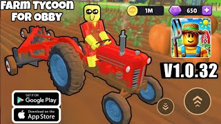 Farm Tycoon for Obby Gameplay Walkthrough ( Android iOS ) - Part 1