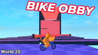 Obby But You're on a Bike (World 20) [Roblox]