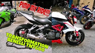 PIMP MY RIDE | CUSTOM MODIFICATION BENELLI TNT600/ BN600