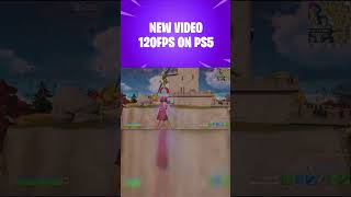 120FPS on PS5 #fortnite #ps5 #fortnitegameplay #fortnite120fps