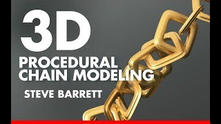 MODO 12: 3D Modeling Procedural Chains with the Curve Particle Generator (2018)