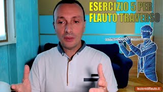 Esercizio per flauto traverso 5 - do maggiore