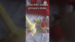 when (TRJ) pikmin (includes olimar and louie) tries drink grimace's shake