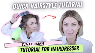 Easy and Quick Women's Hairstyling Tutorial at Home 2023 by Eva Lorman