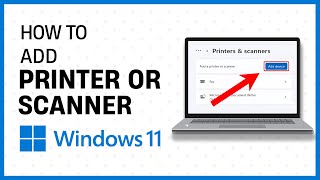 How To Add Printer Or Scanner In Windows 11/10 (Easy Method) 2024