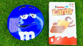 Unpacking Lollipops! M&MS  and Kinder Cards ASMR