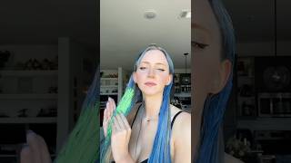 Dying my hair BLUE lol. I’m scared