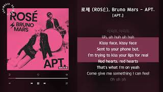 1시간(1hour) / 로제 (ROSÉ), Bruno Mars - APT. [APT.] / 가사 Audio Lyrics