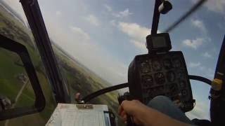 First Solo Cross-Country in a Helicopter - Schweizer 300C