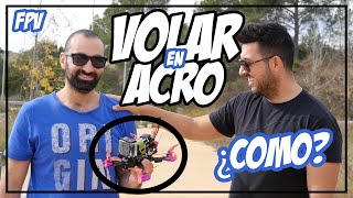 🚀PRIMEROS PASOS EN ACRO FPV + SIMULADOR (ACABA MAL😱)