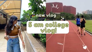 my 5 AM *REALSITIC* college morning vlog! 2022 | College day in my life ~ Thapar University