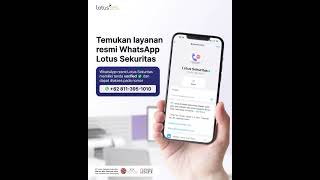 Terhubung dengan aman melalui Whatsapp resmi Lotus Sekuritas!