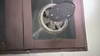 Old window exhaust fans