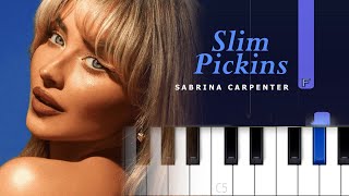 Sabrina Carpenter - Slim Pickins | Piano Tutorial