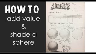 How To Add Value and Shade a Sphere