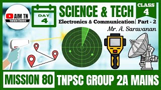 Science & Tech | Class - 4 | Science & Tech | Electronics | Part - 2 | Mr. A. Saravanan | Mission 80