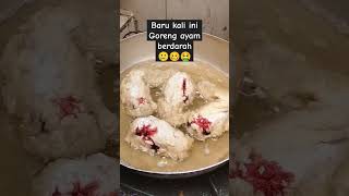 GORENG AYAM KELUAR MERAH MERAH #mukbang #food #ayamwarnawarni