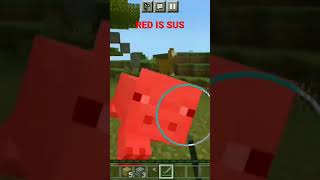 Red is sus / minecraft dar nu am voie să ating roșu #sus #minecraft